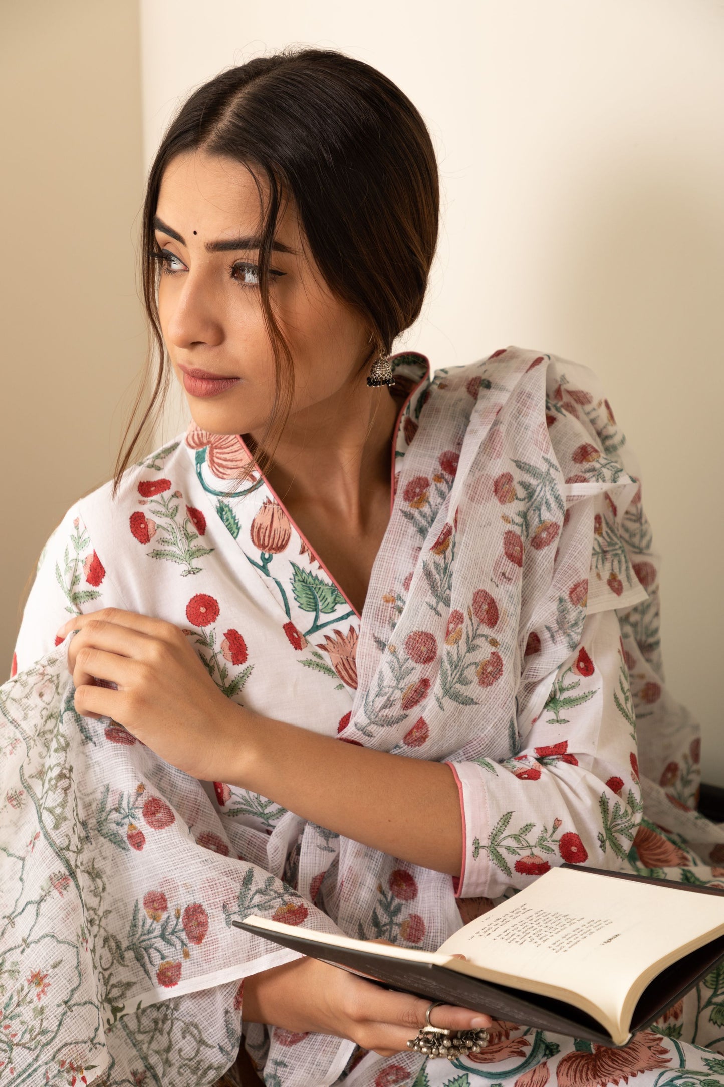 Lotus Mughal Garden Kurta Set