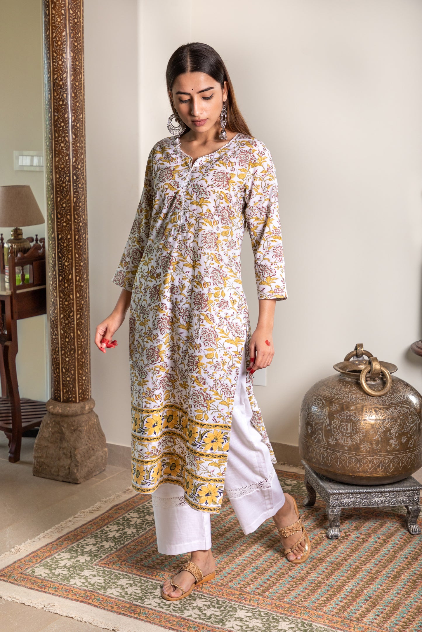 Sunflower Baagh Collection Kurta & Dupatta