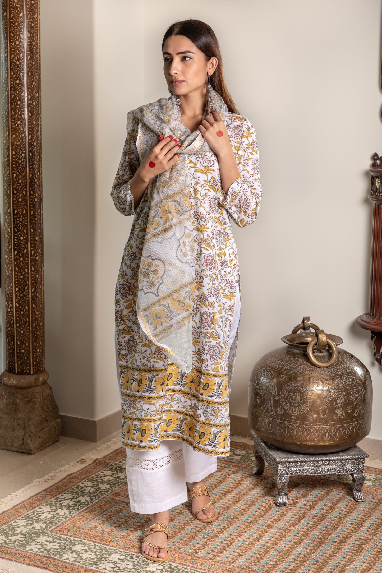 Sunflower Baagh Collection Kurta & Dupatta