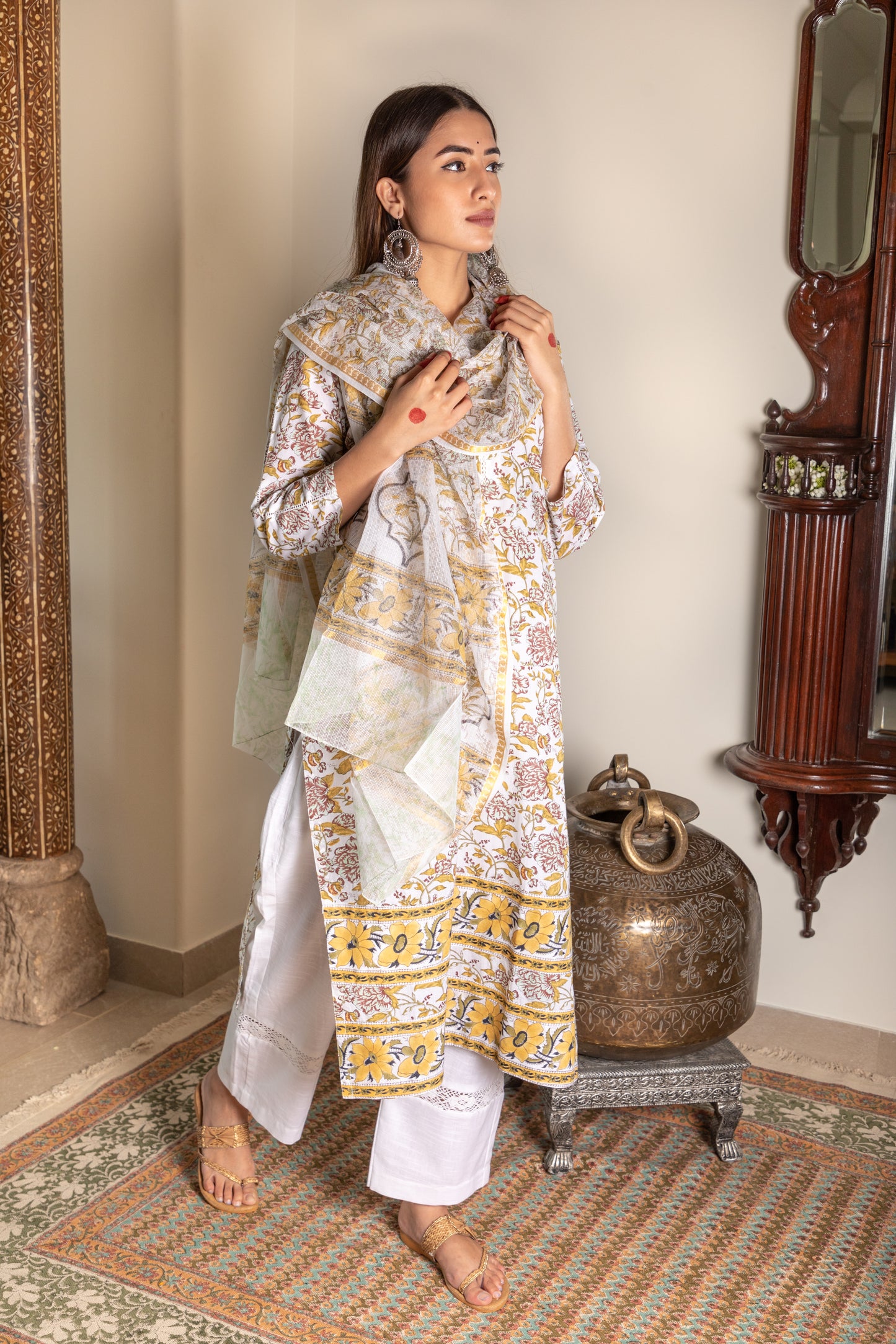 Sunflower Baagh Collection Kurta & Dupatta