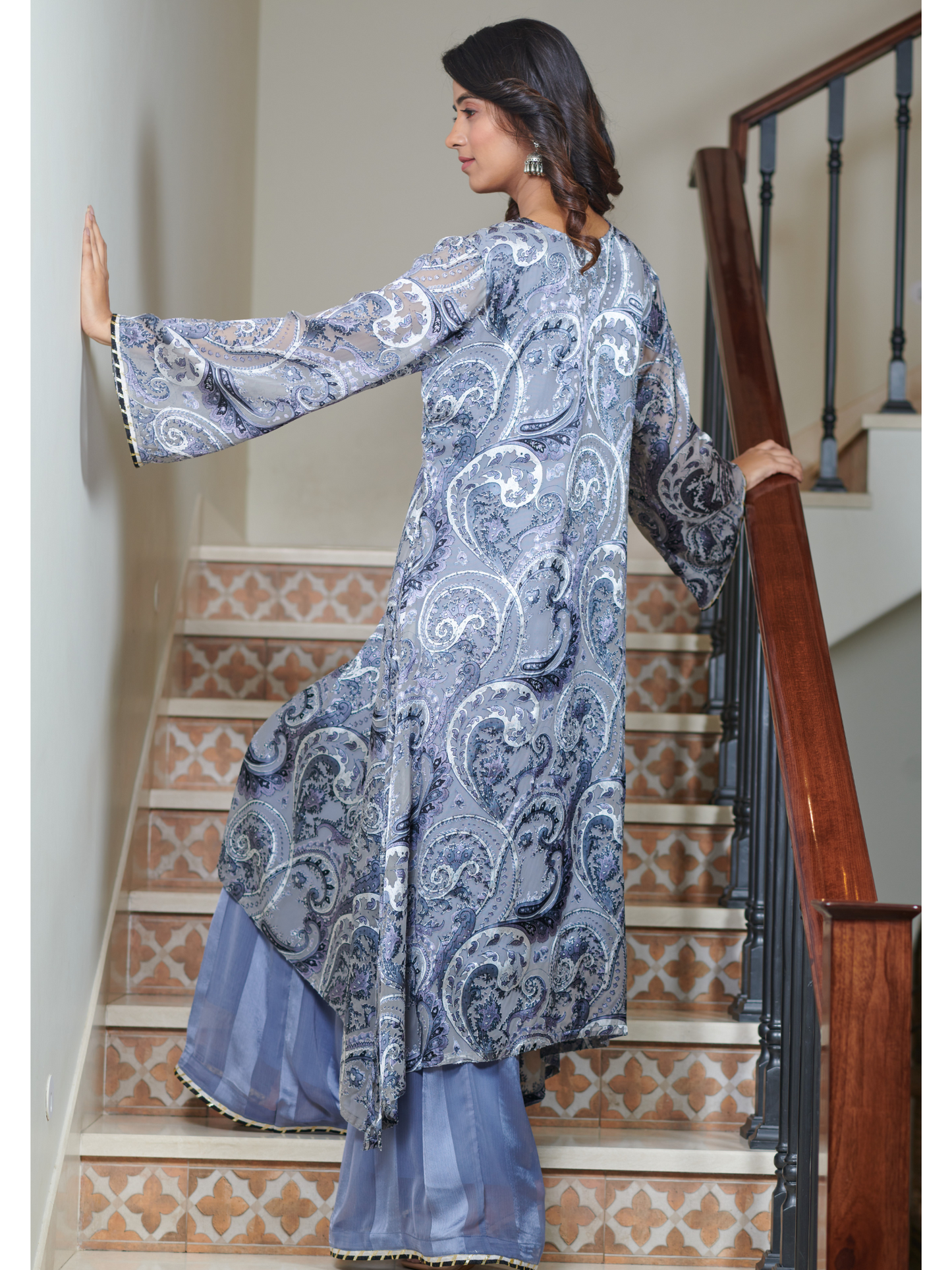 Aaradhya Floral Kurta & Palazzo Set