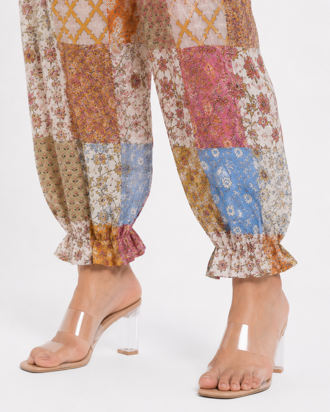 Patchwork Bloom Joggers