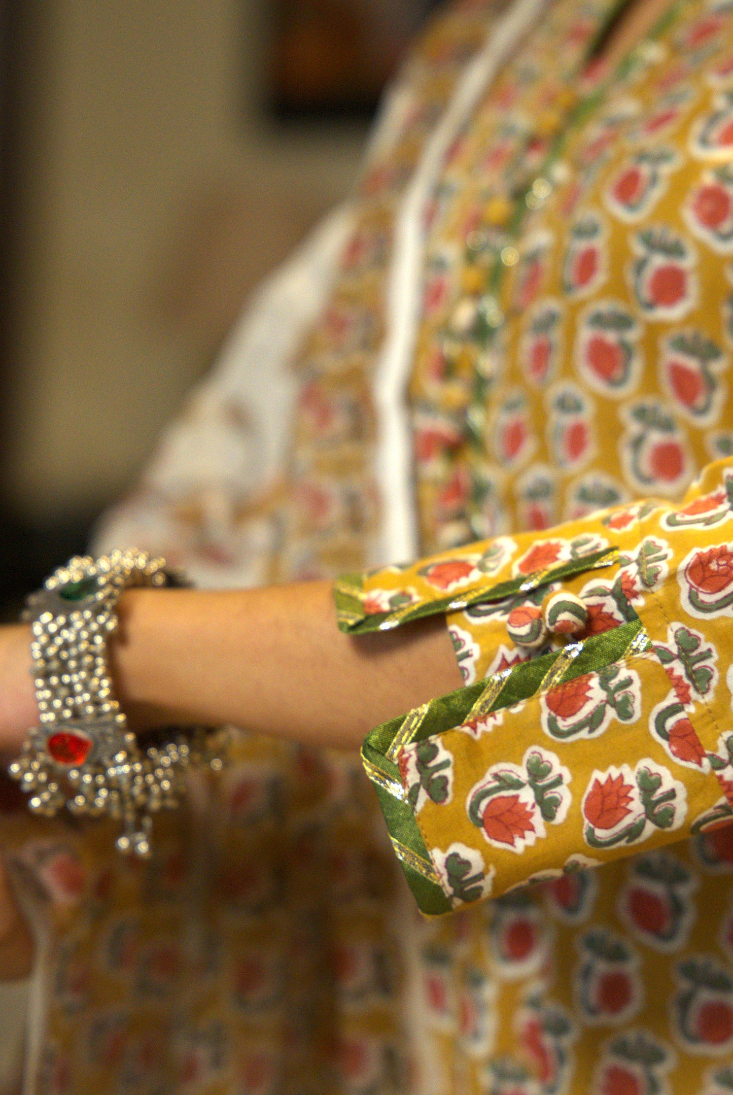 Nazish Block Print Kurta Set