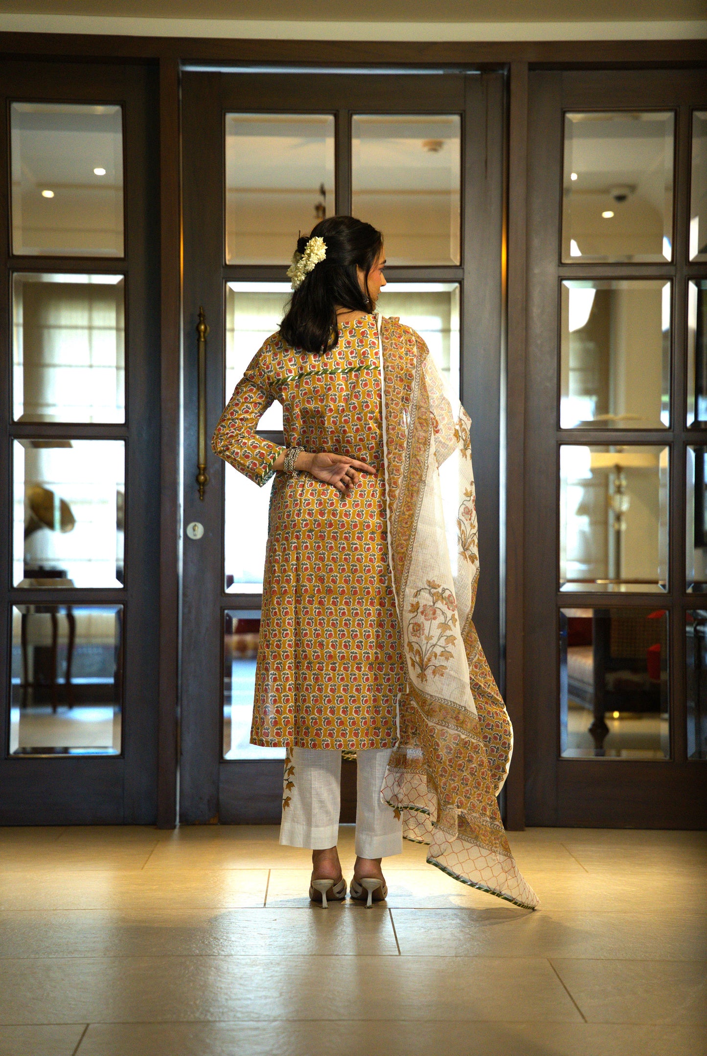 Nazish Block Print Kurta Set