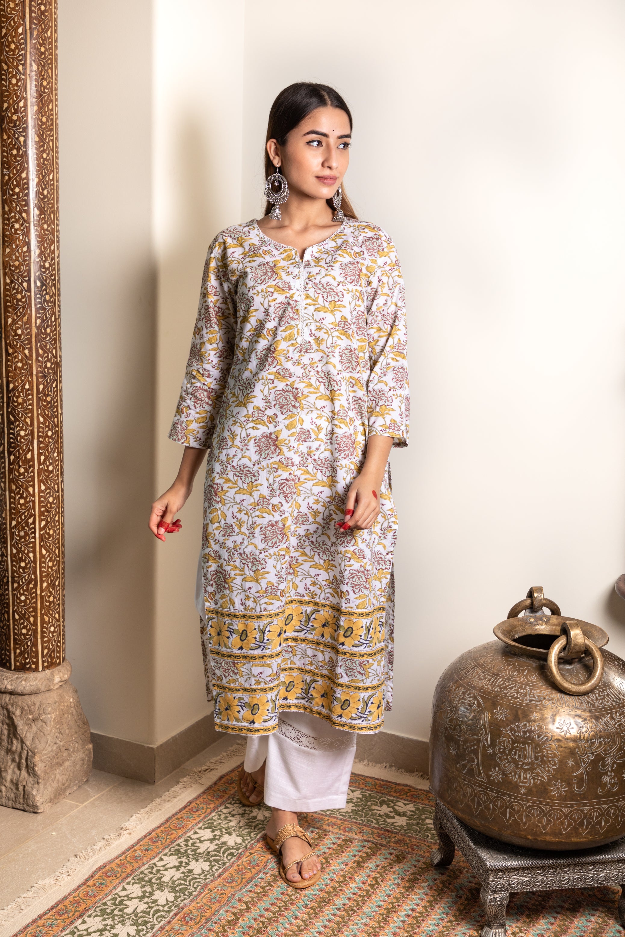 Sunflower Baagh Collection Kurta Set