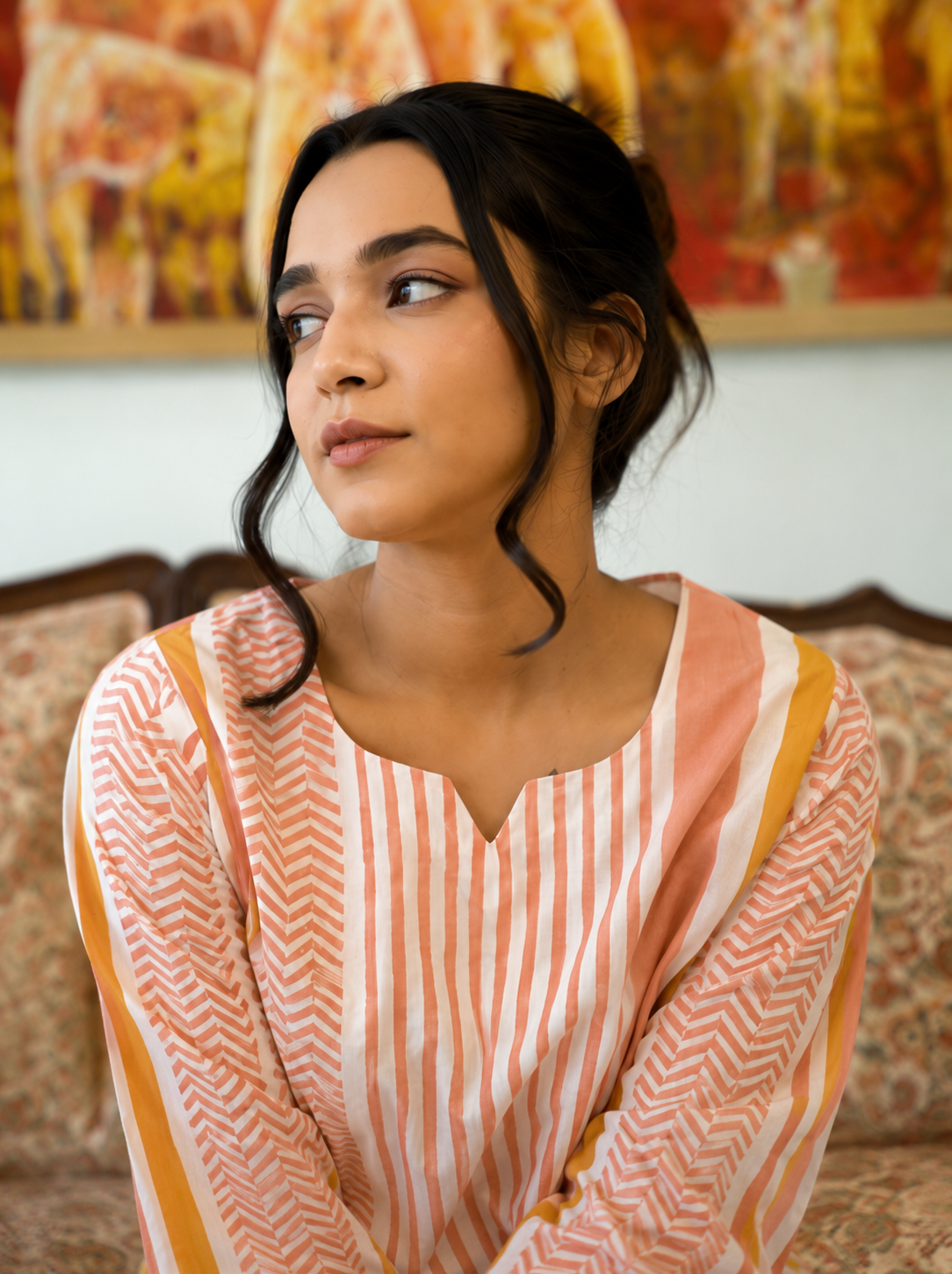 Vedika Block Print Kurta