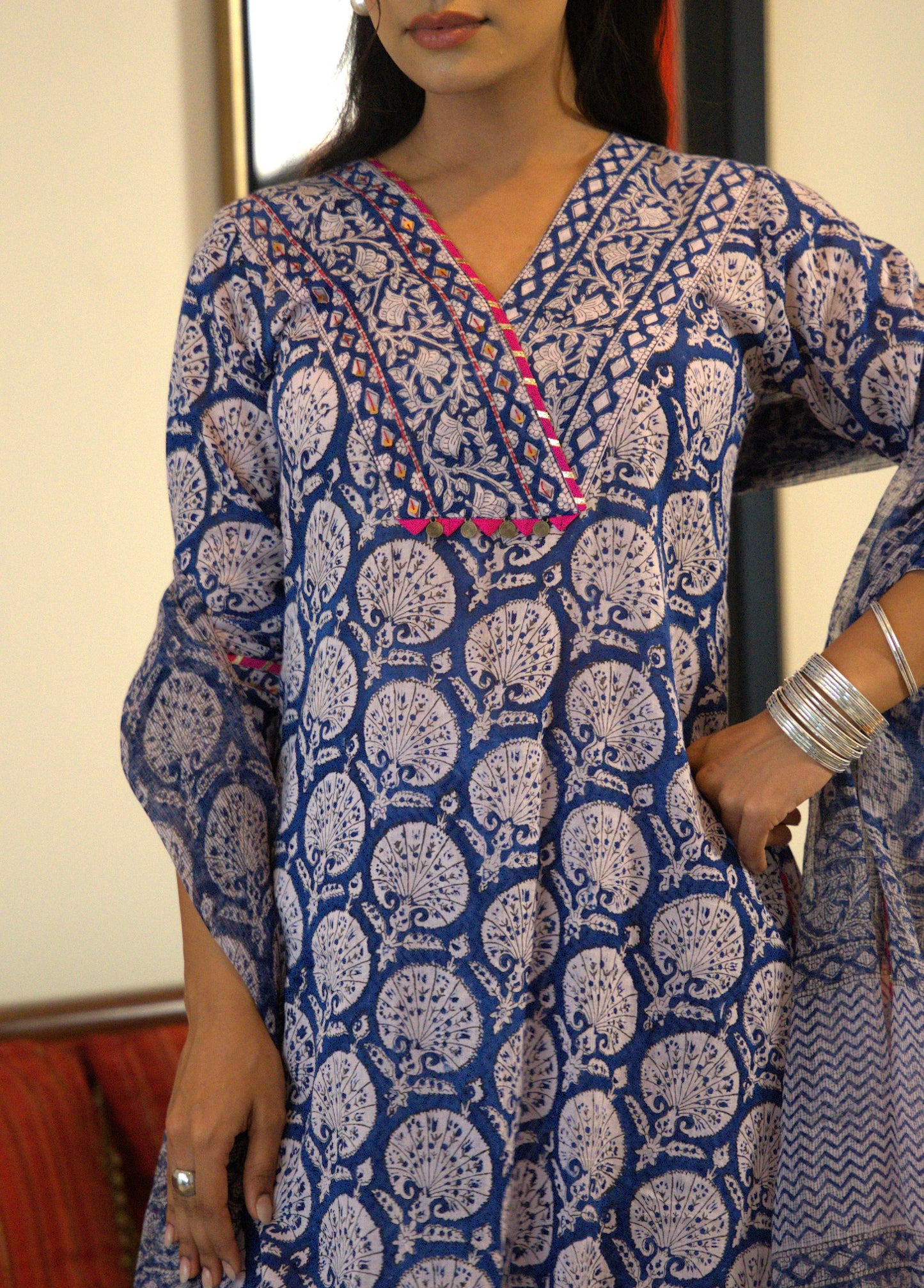 Nooraya Block Print Kurta Set