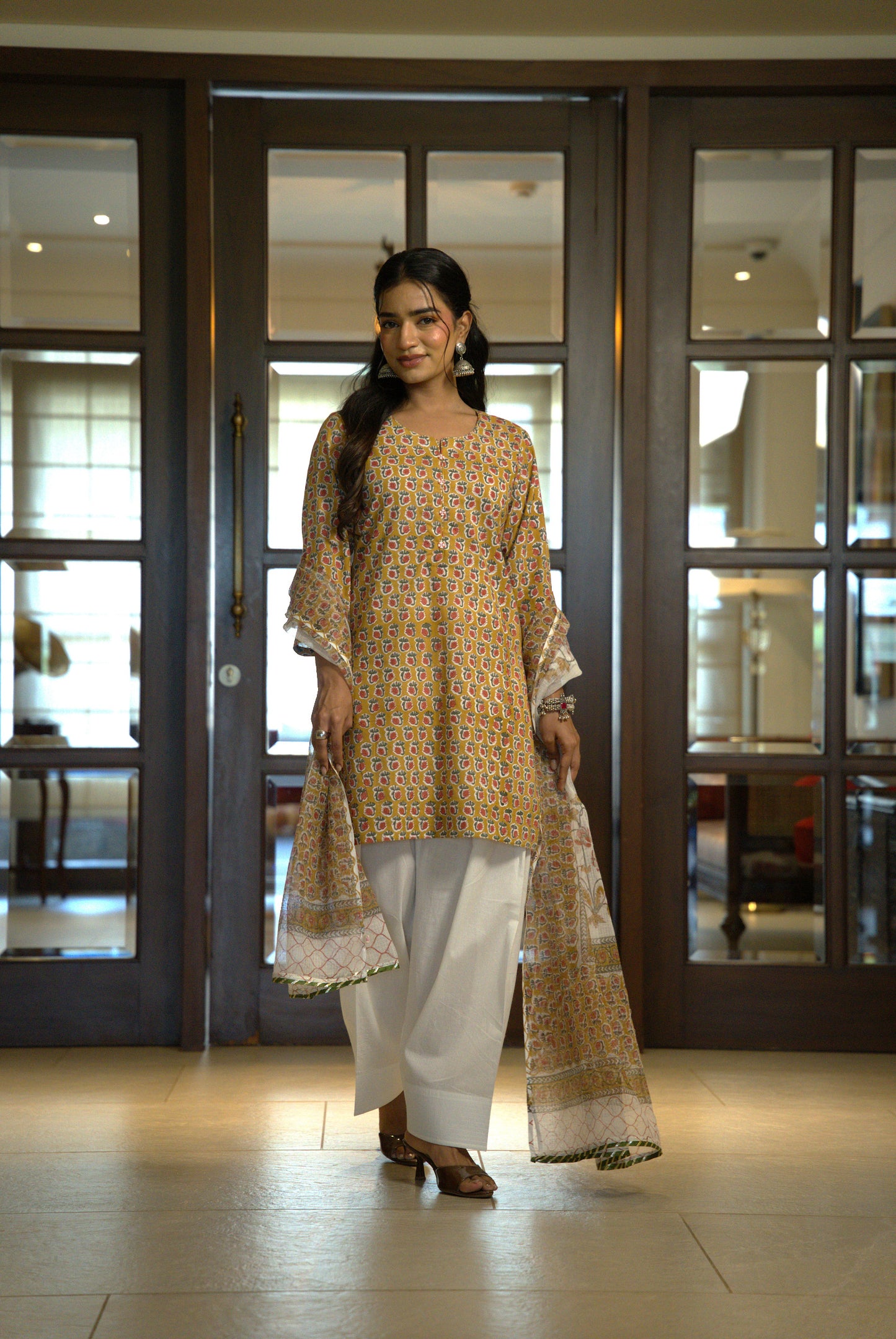 Mrinmayi Block Print Kurta Set