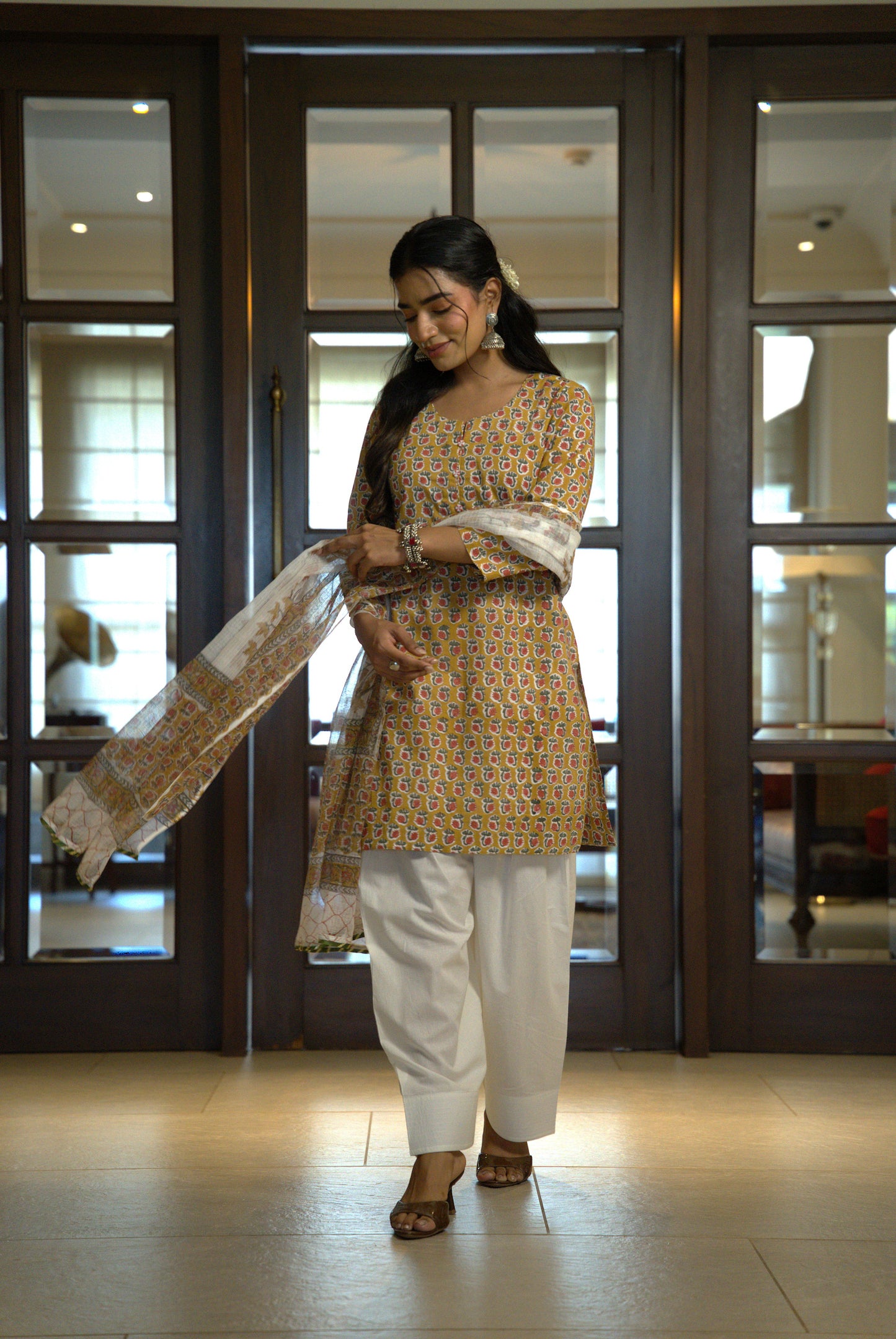 Mrinmayi Block Print Kurta Set