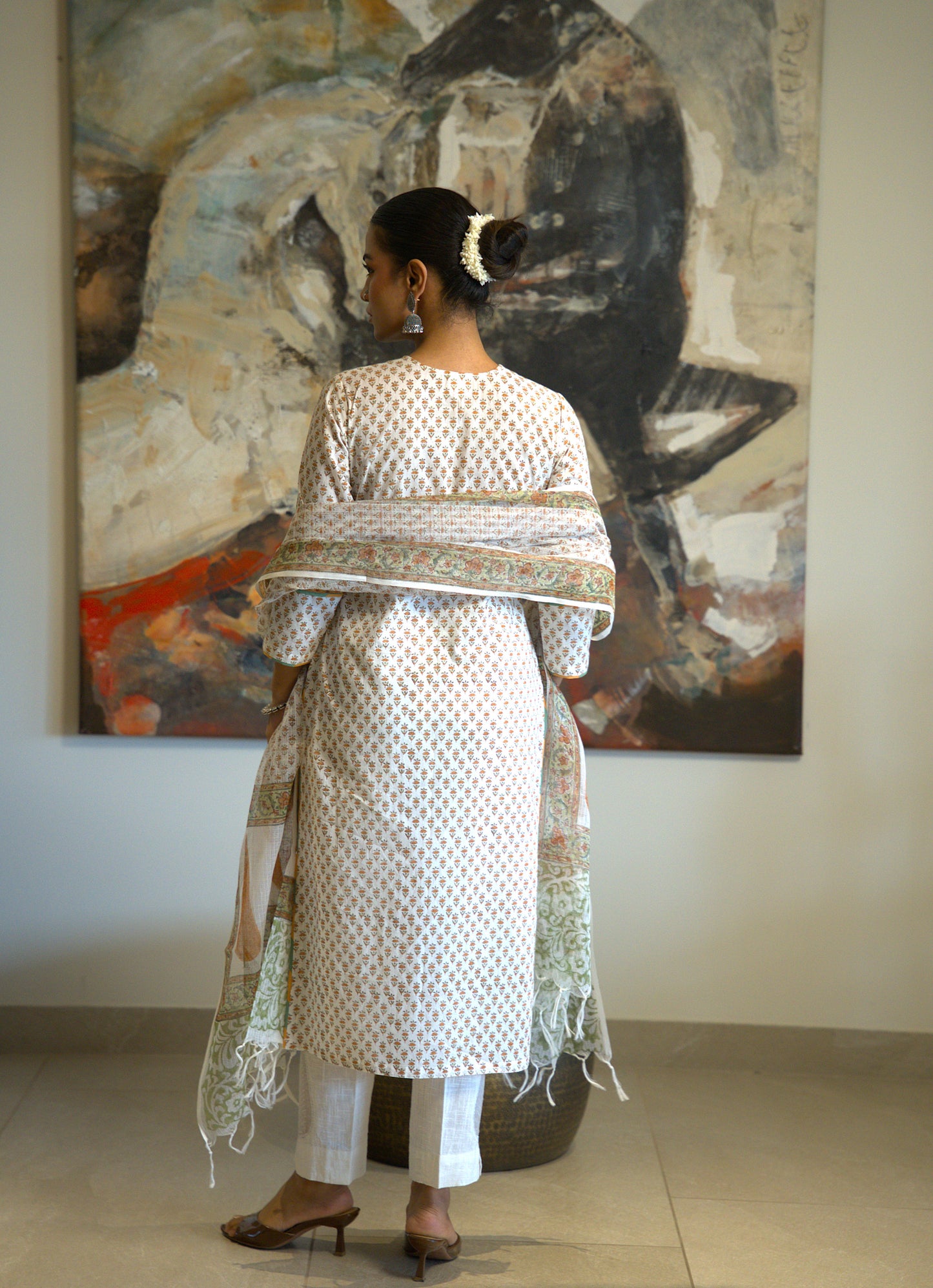 Gulrukh Block Print Kurta Set