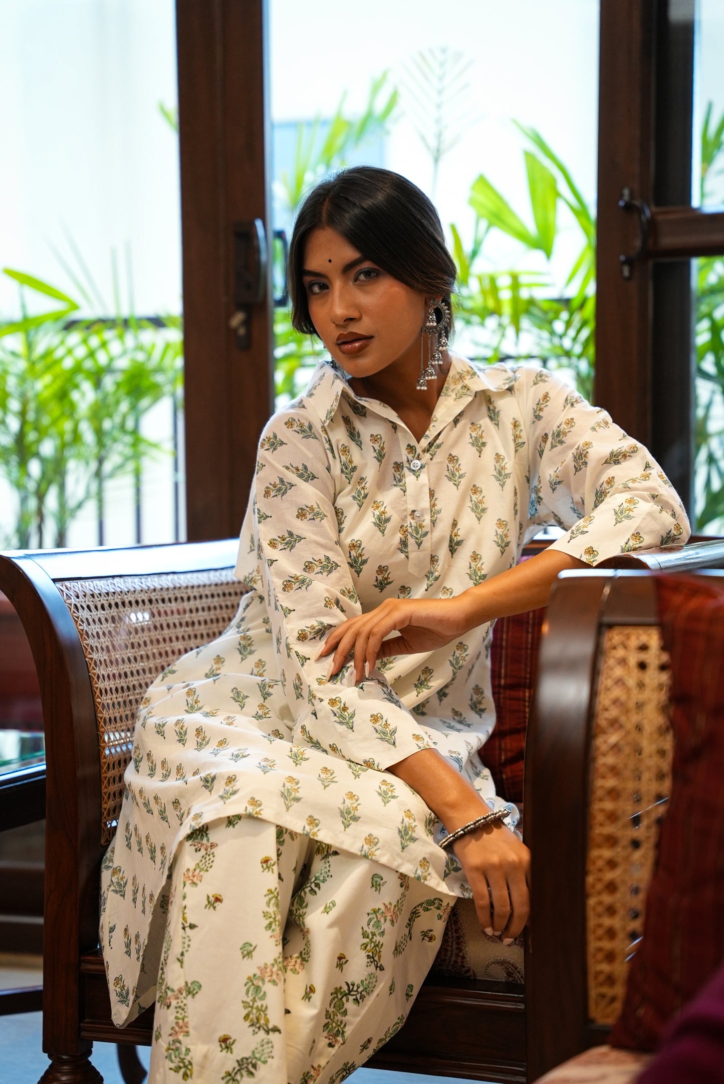 Akriti hand block printed kurta and pant set