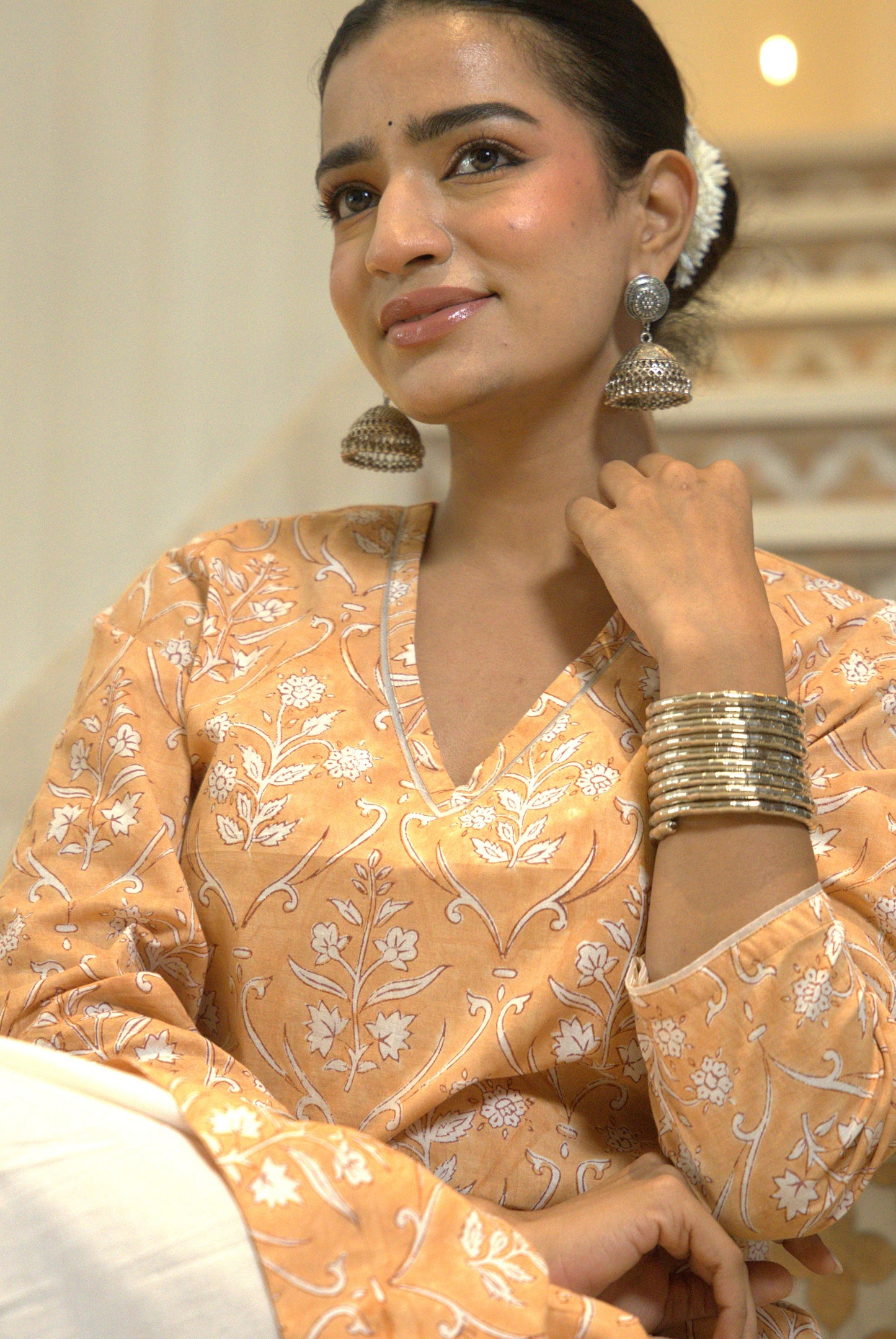 Gulrukh Block Print Kurta Set