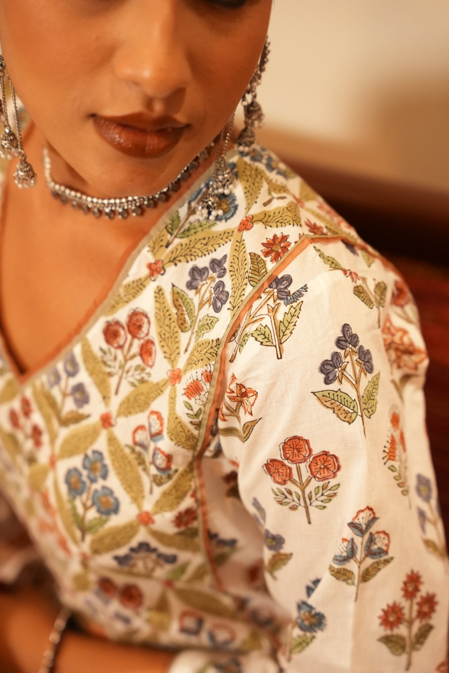 Yusra hand block printed Kurta and dupatta