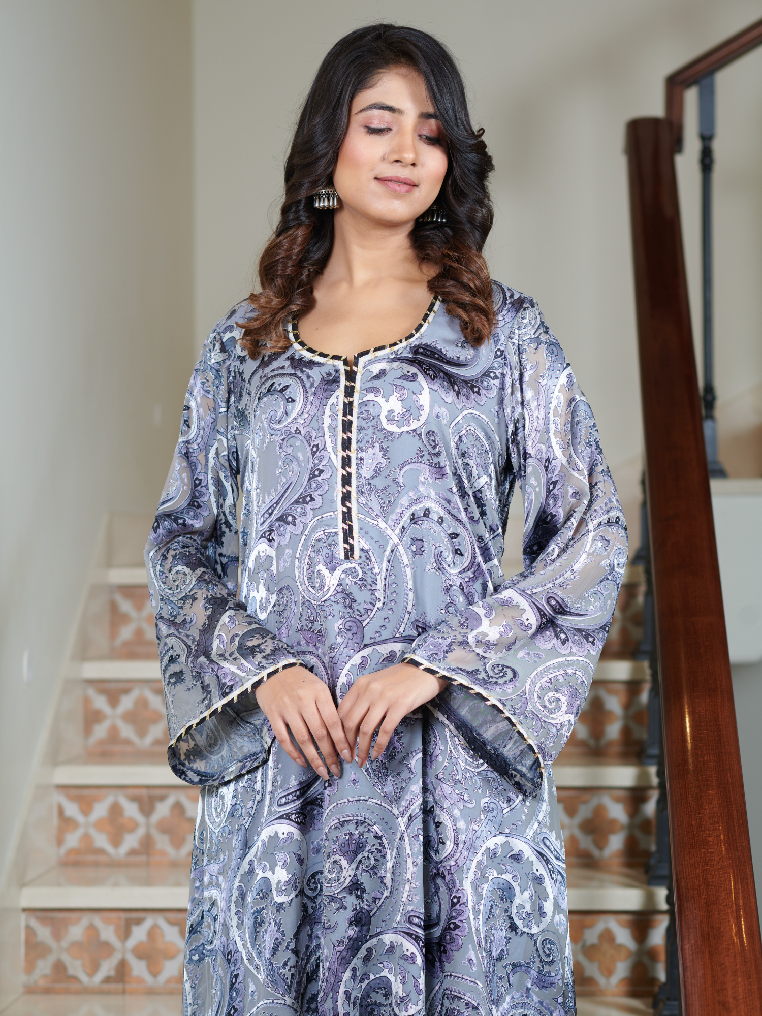 Aaradhya Floral Kurta & Palazzo Set