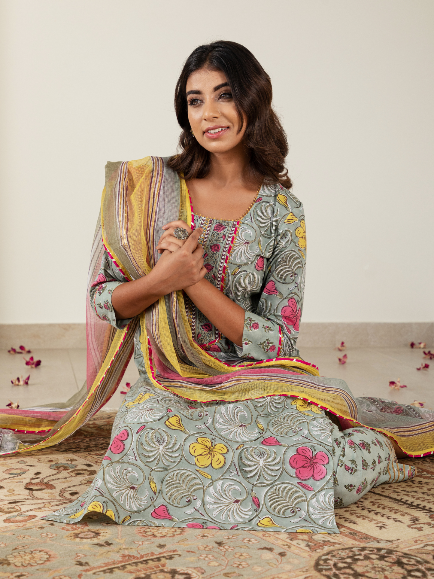Gulshan Green Kurta Set