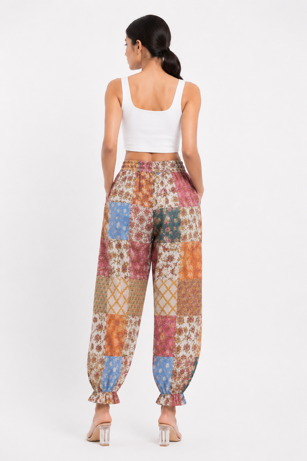 Patchwork Bloom Joggers