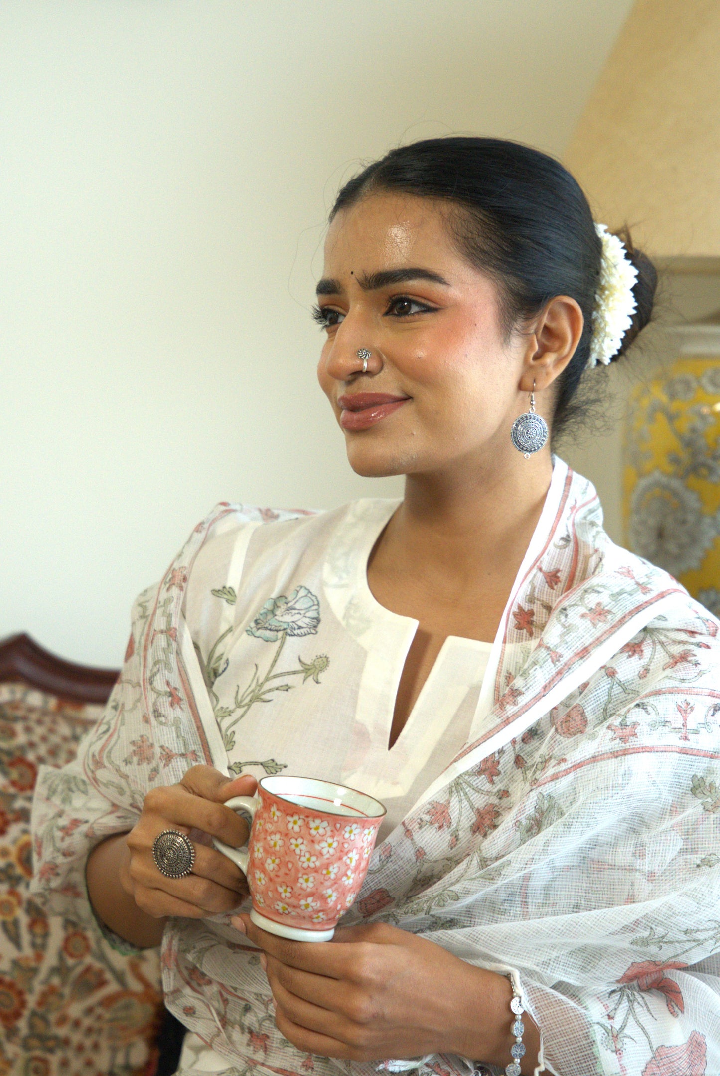 Madhavi Block Print Kurta Set